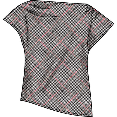 Simplicity Sewing Pattern S3239 Misses and Womens Draped Asymmetrical Top and Pull On Pants 3239 Image 3 From Patternsandplains.com