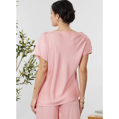 Simplicity Sewing Pattern S3239 Misses and Womens Draped Asymmetrical Top and Pull On Pants 3239 Image 6 From Patternsandplains.com