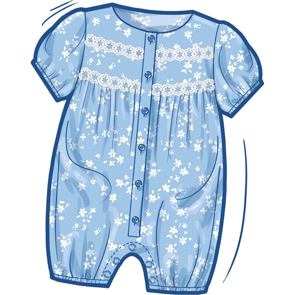 Simplicity Sewing Pattern S3242 Babies Rompers and Jumpsuits 3242 Image 2 From Patternsandplains.com