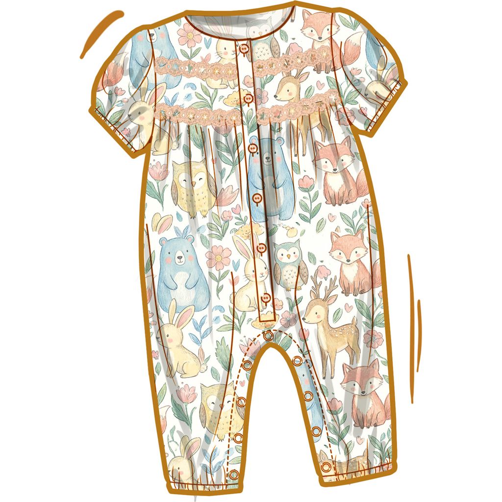 Simplicity Sewing Pattern S3242 Babies Rompers and Jumpsuits 3242 Image 3 From Patternsandplains.com