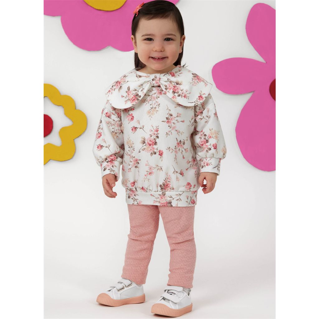Simplicity Sewing Pattern S3243 Toddlers Knit Tops and Leggings 3243 Image 5 From Patternsandplains.com
