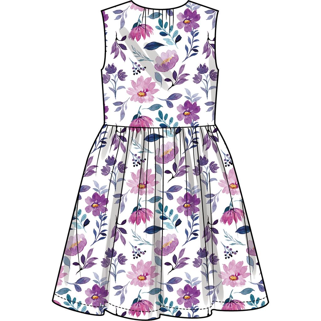 Simplicity Sewing Pattern S3244 Childrens Dresses Bolero and Headband in Three Sizes 3244 Image 4 From Patternsandplains.com