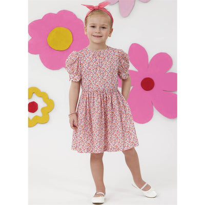 Simplicity Sewing Pattern S3244 Childrens Dresses Bolero and Headband in Three Sizes 3244 Image 7 From Patternsandplains.com
