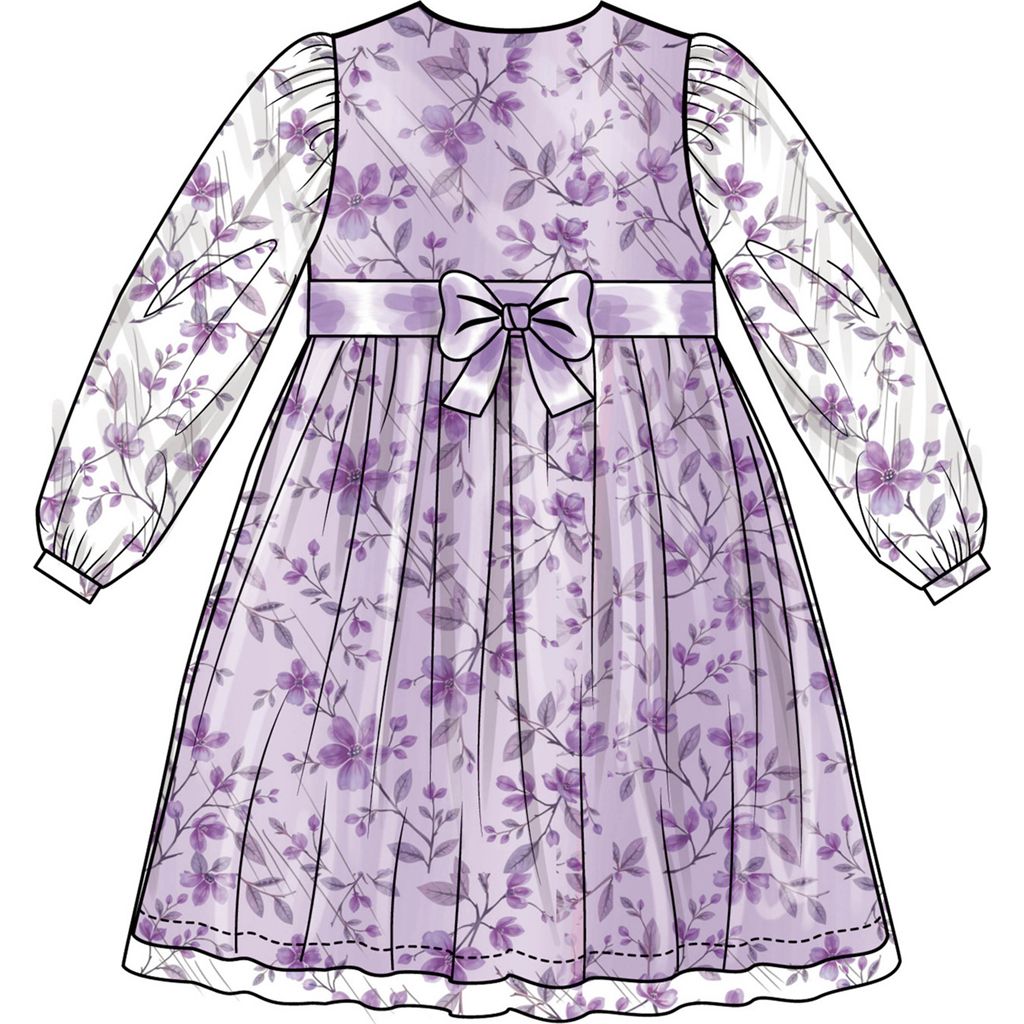 Simplicity Sewing Pattern S3245 Girls Dress with Sleeve Variations 3245 Image 4 From Patternsandplains.com