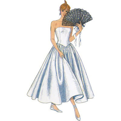 Simplicity Sewing Pattern S3247 1980s Misses and Miss Petite Dresses Gunne Sax by Jessica McClintock 3247 Image 6 From Patternsandplains.com