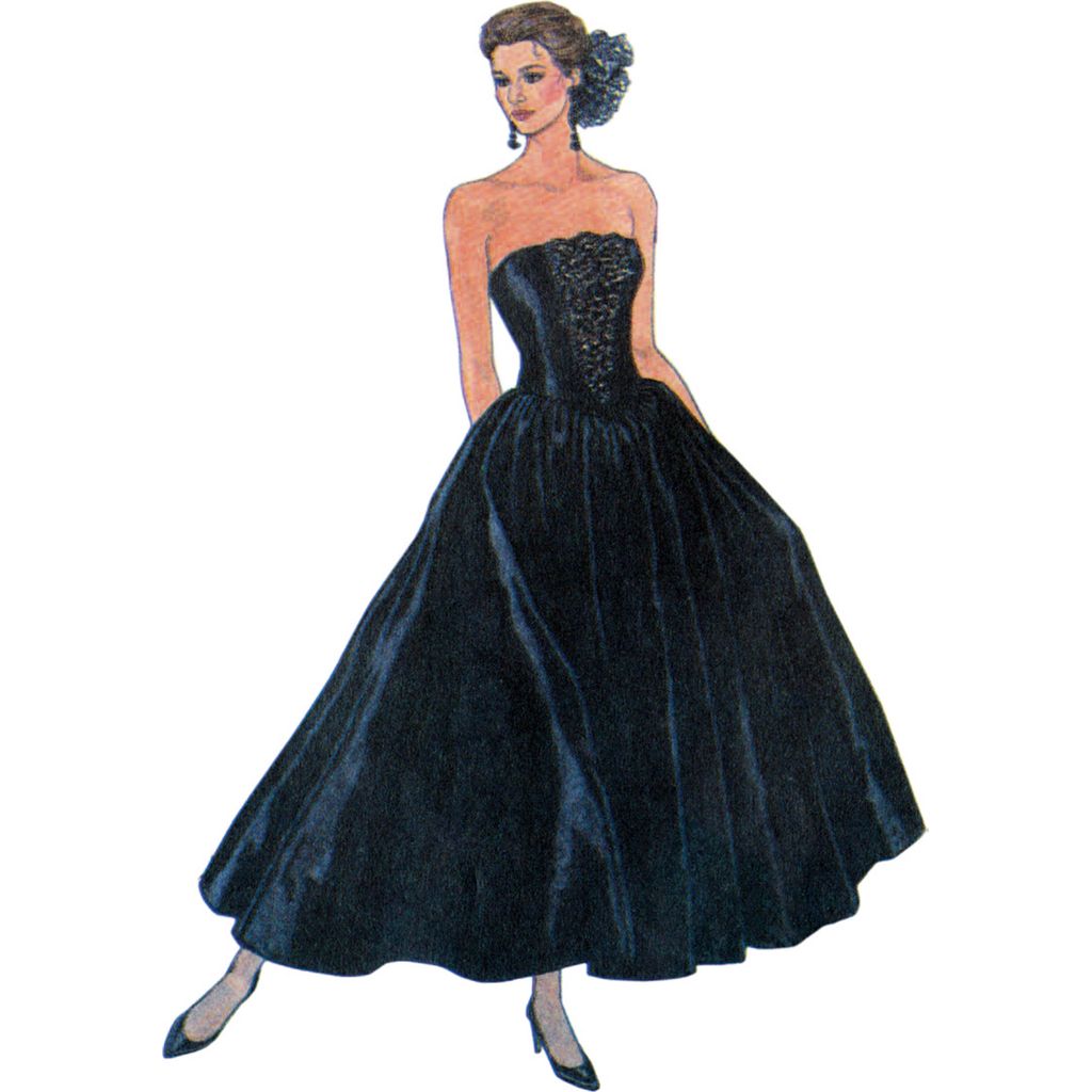 Simplicity Sewing Pattern S3247 1980s Misses and Miss Petite Dresses Gunne Sax by Jessica McClintock 3247 Image 7 From Patternsandplains.com