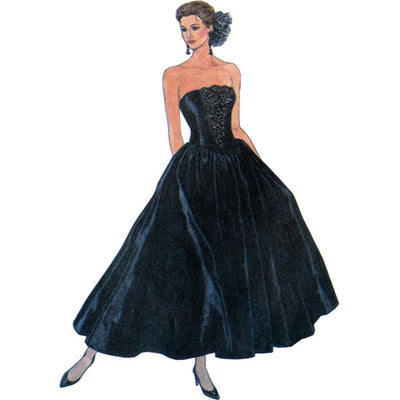 Simplicity Sewing Pattern S3247 1980s Misses and Miss Petite Dresses Gunne Sax by Jessica McClintock 3247 Image 7 From Patternsandplains.com