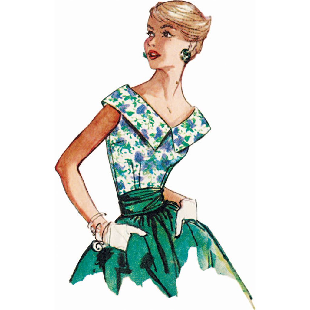 Simplicity Sewing Pattern S3252 1950s Misses Blouse 3252 Image 4 From Patternsandplains.com