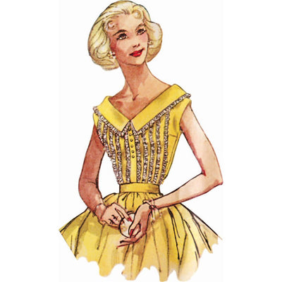 Simplicity Sewing Pattern S3252 1950s Misses Blouse 3252 Image 5 From Patternsandplains.com