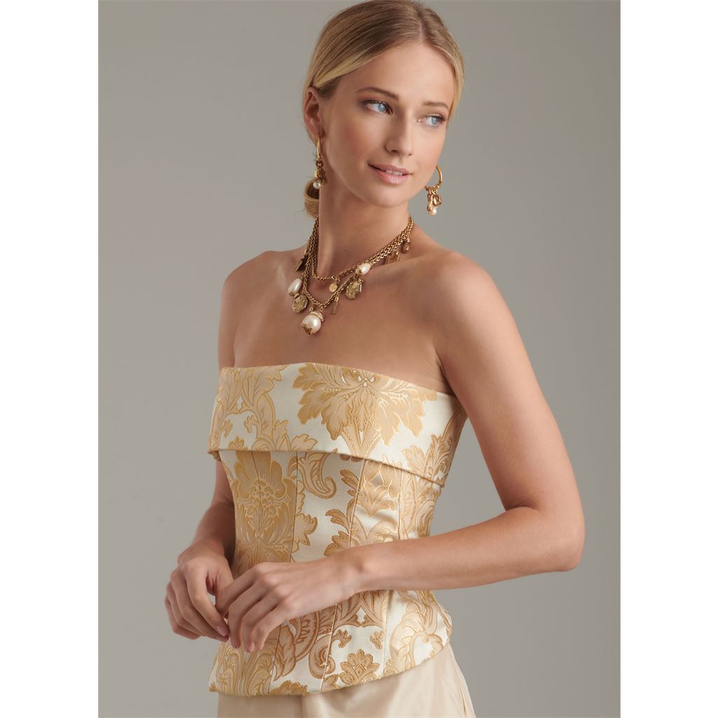 Simplicity Sewing Pattern S9880 Misses Corsets and Sash 9880 Image 2 From Patternsandplains.com