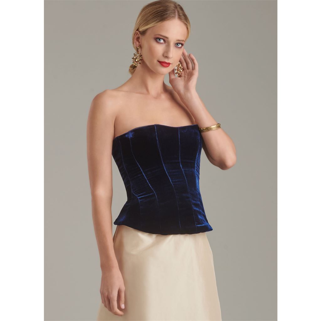 Simplicity Sewing Pattern S9880 Misses Corsets and Sash 9880 Image 3 From Patternsandplains.com