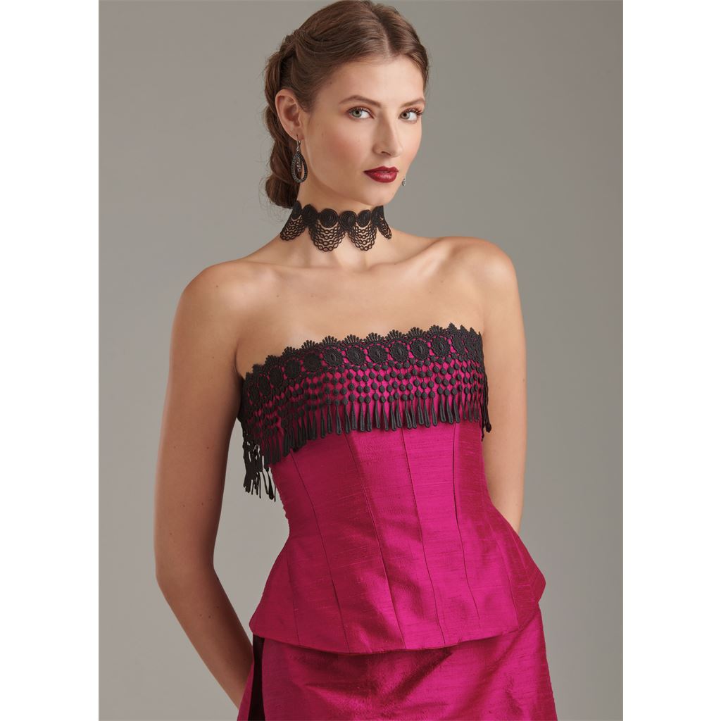 Simplicity Sewing Pattern S9880 Misses Corsets and Sash 9880 Image 4 From Patternsandplains.com