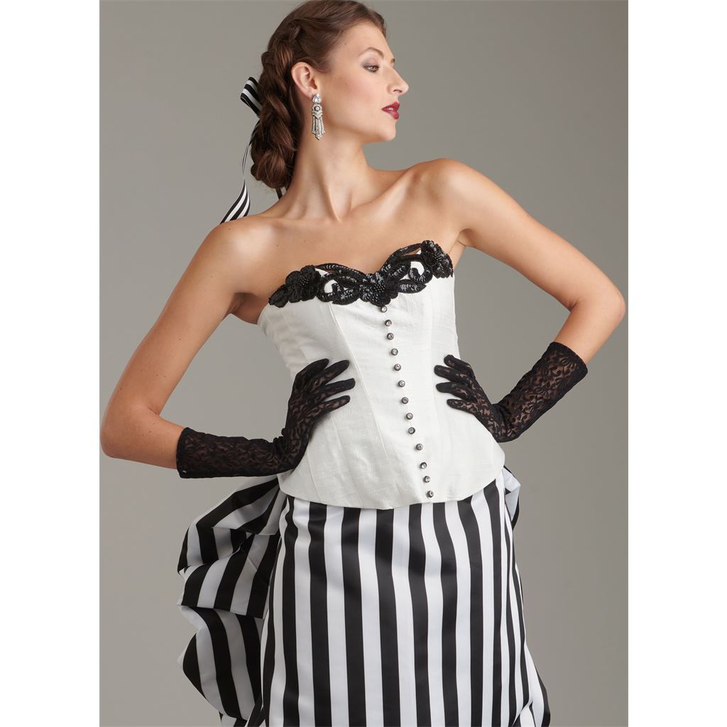 Simplicity Sewing Pattern S9880 Misses Corsets and Sash 9880 Image 5 From Patternsandplains.com