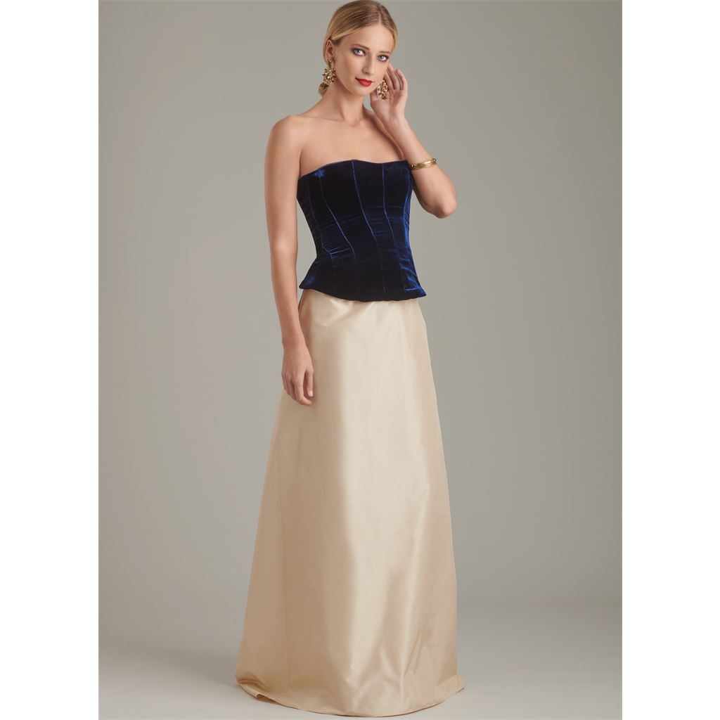 Simplicity Sewing Pattern S9880 Misses Corsets and Sash 9880 Image 6 From Patternsandplains.com