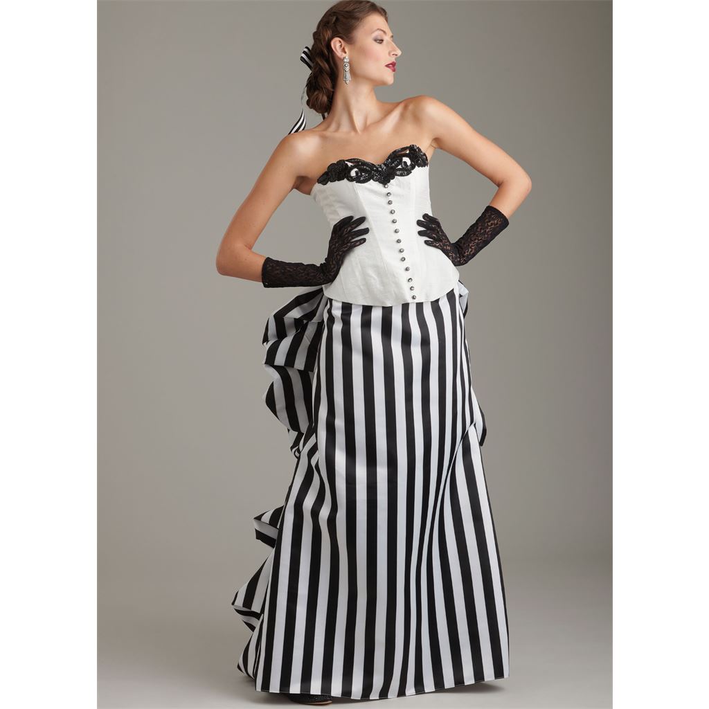 Simplicity Sewing Pattern S9880 Misses Corsets and Sash 9880 Image 7 From Patternsandplains.com