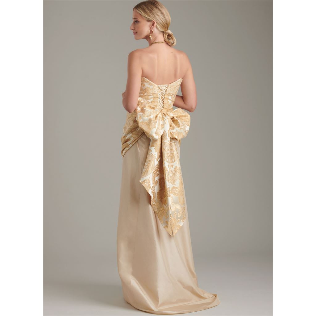 Simplicity Sewing Pattern S9880 Misses Corsets and Sash 9880 Image 8 From Patternsandplains.com