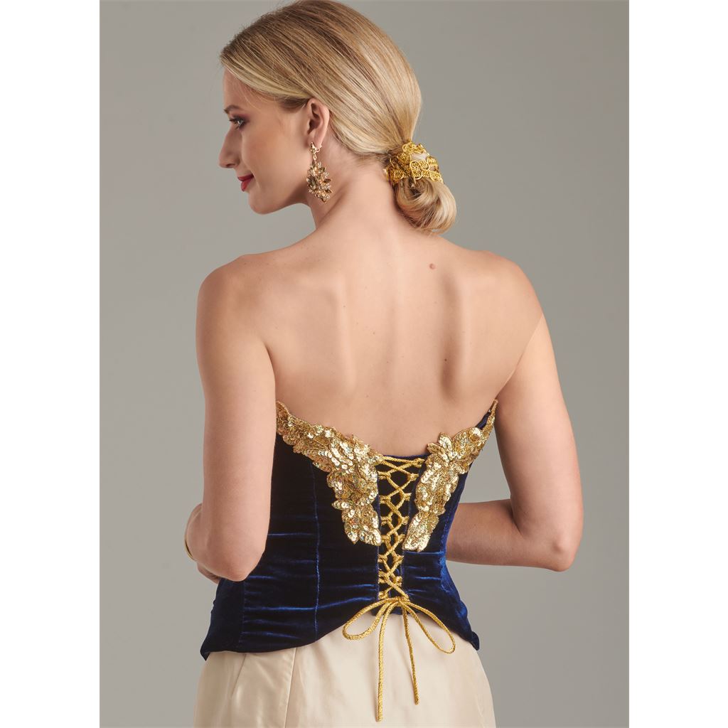 Simplicity Sewing Pattern S9880 Misses Corsets and Sash 9880 Image 9 From Patternsandplains.com