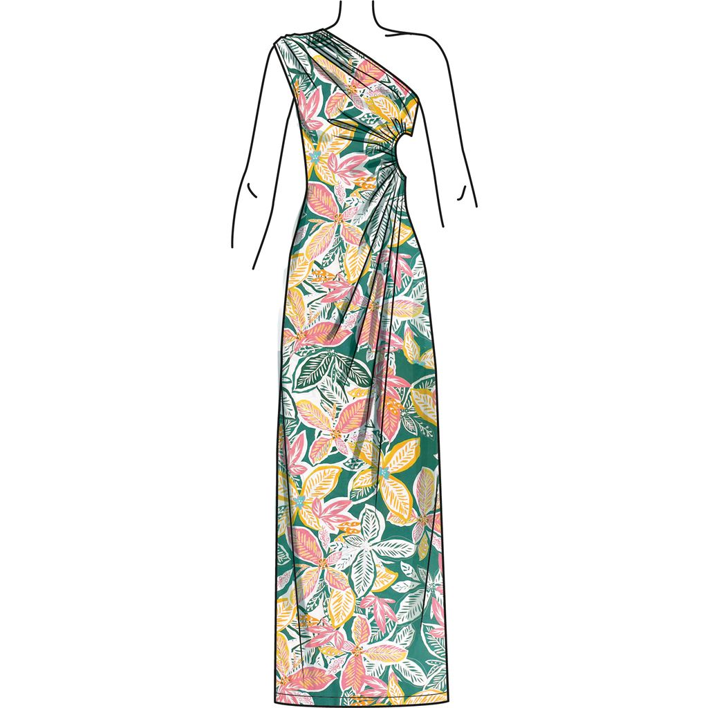 Simplicity Sewing Pattern S9885 Misses Knit Dress in Three Lengths 9885 Image 5 From Patternsandplains.com