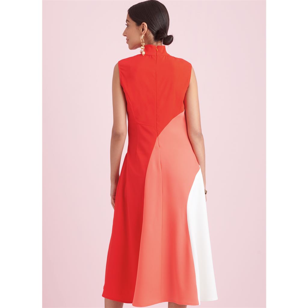 Simplicity Sewing Pattern S9886 Misses Dress with Length Variations 9886 Image 7 From Patternsandplains.com