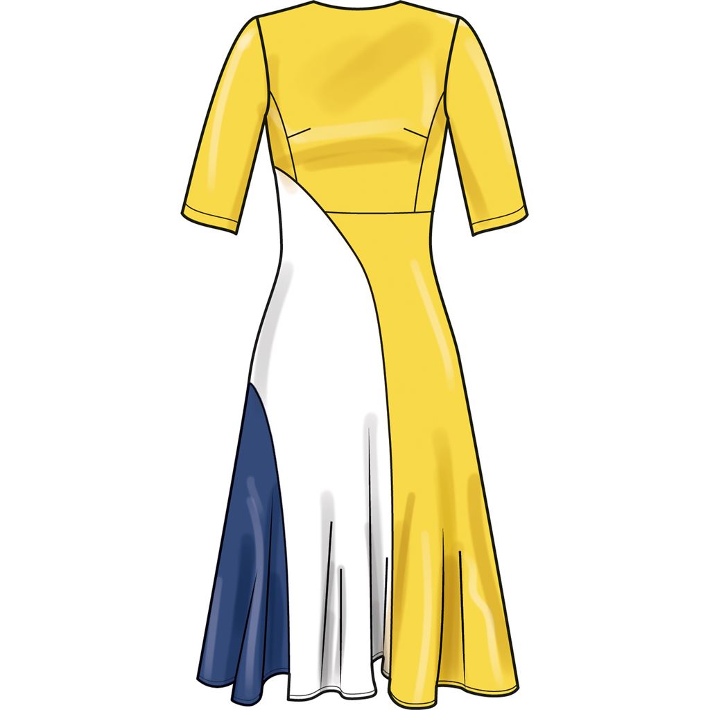 Simplicity Sewing Pattern S9887 Womens Dress with Length Variations 9887 Image 6 From Patternsandplains.com