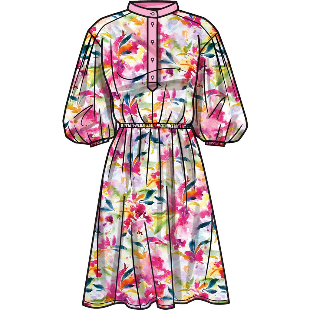 Simplicity Sewing Pattern S9888 Misses Dresses 9888 Image 3 From Patternsandplains.com