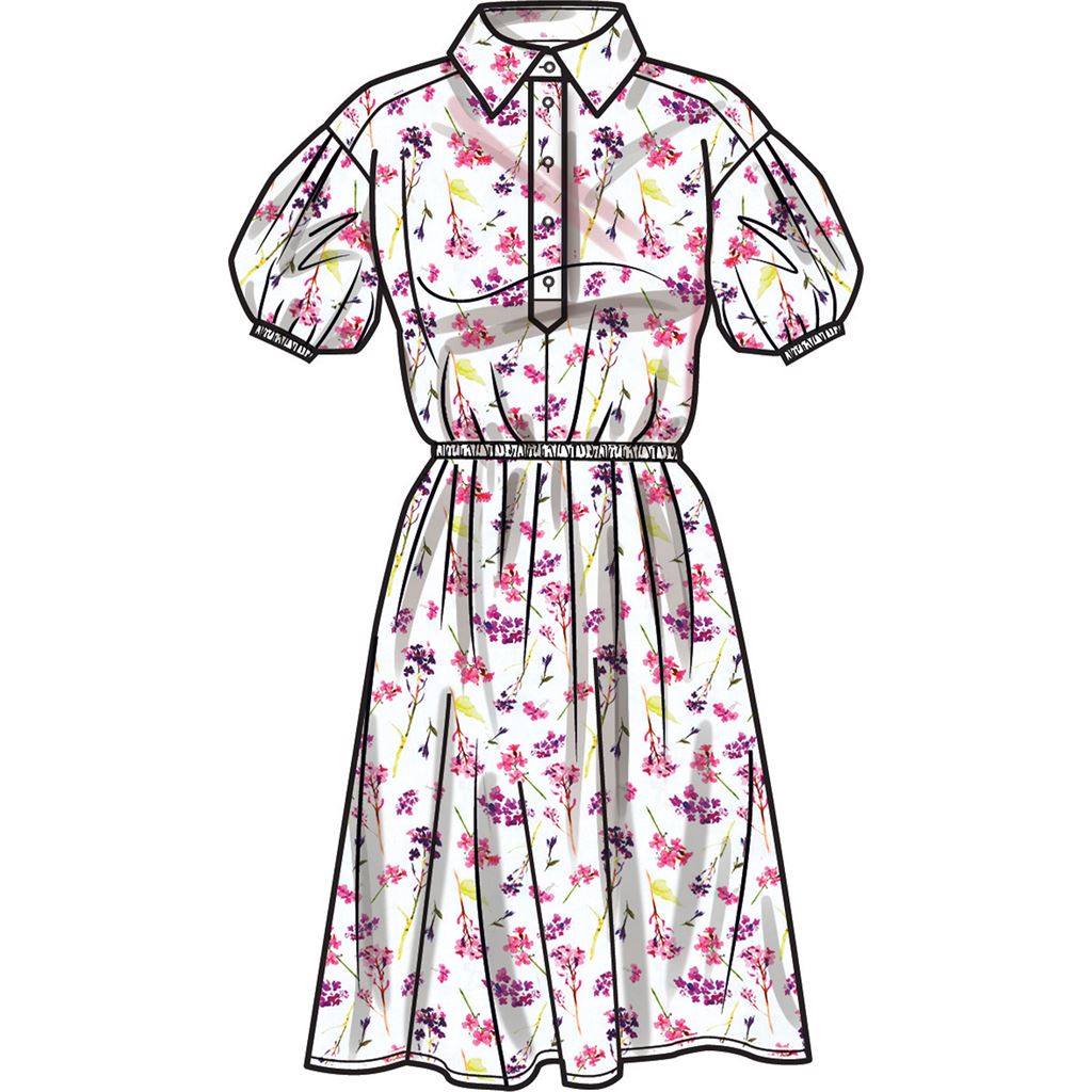 Simplicity Sewing Pattern S9888 Misses Dresses 9888 Image 4 From Patternsandplains.com