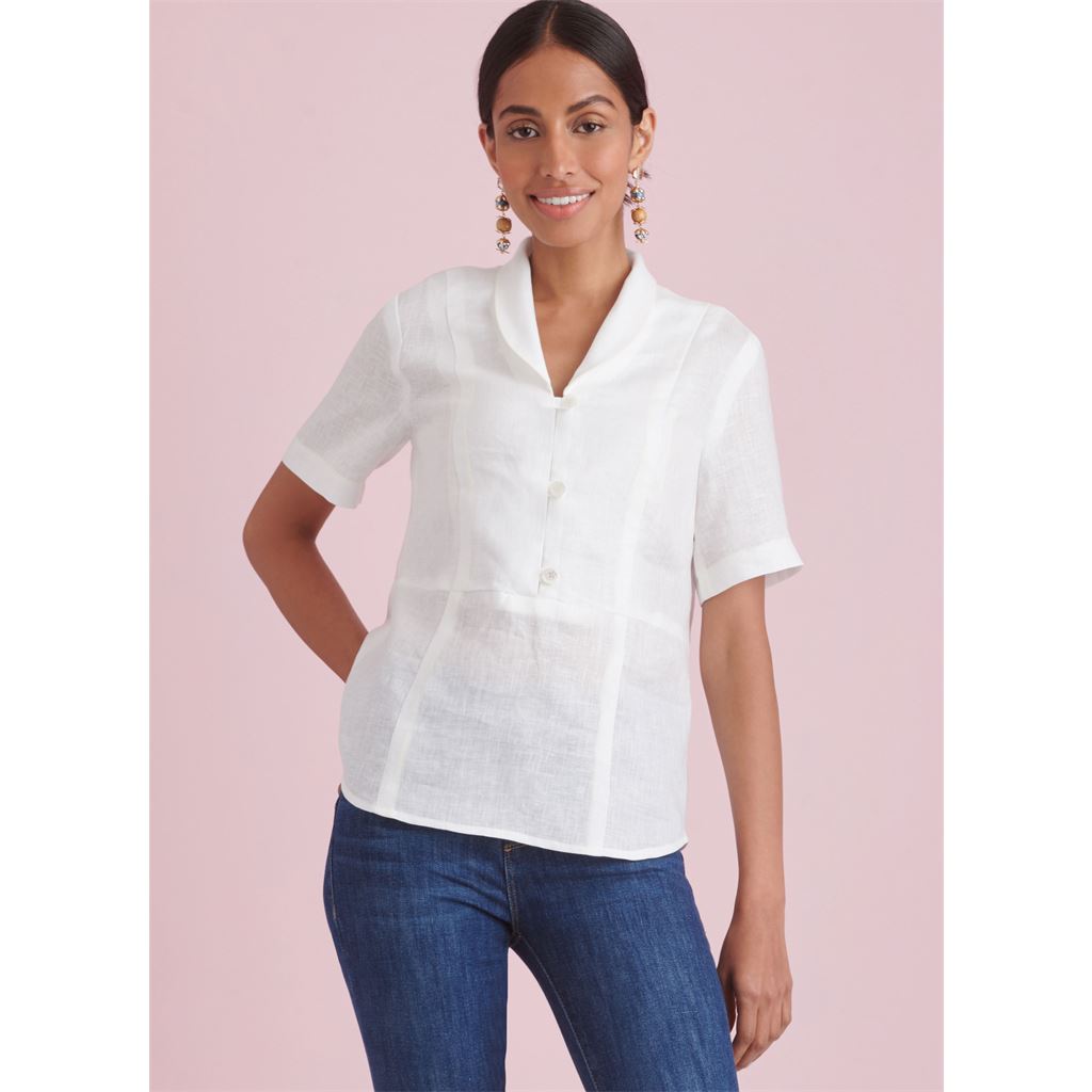 Simplicity Sewing Pattern S9889 Misses Tops 9889 Image 2 From Patternsandplains.com