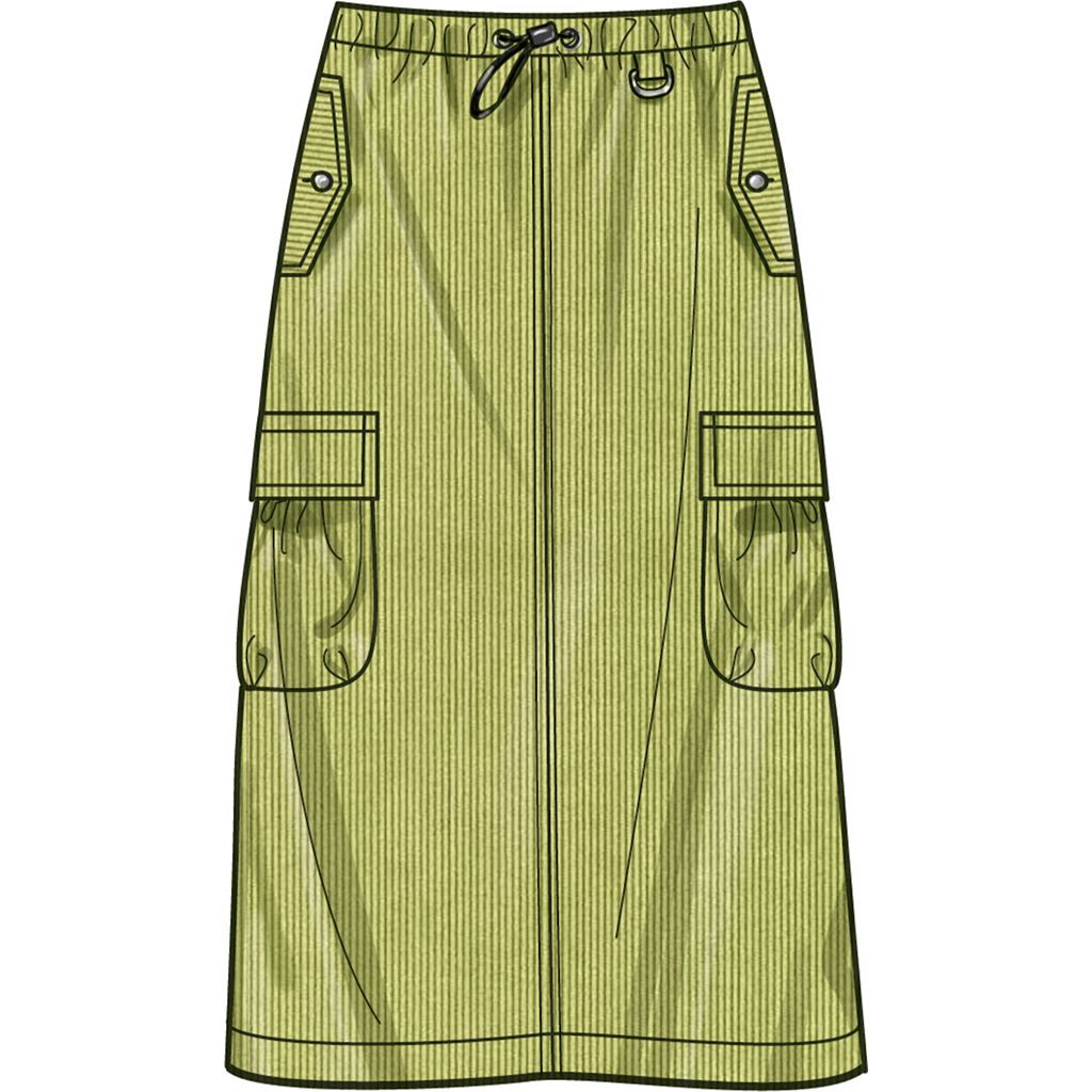 Simplicity Sewing Pattern S9891 Misses Skirt In Three Lengths 9891 Image 4 From Patternsandplains.com