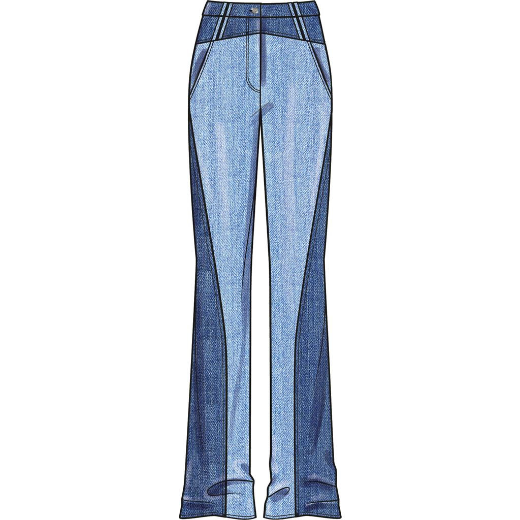 Simplicity Sewing Pattern S9892 Misses Jeans 9892 Image 4 From Patternsandplains.com