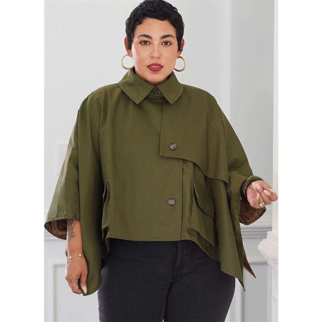 Simplicity Sewing Pattern S9893 Misses Cape By Mimi G Style 9893 Image 2 From Patternsandplains.com