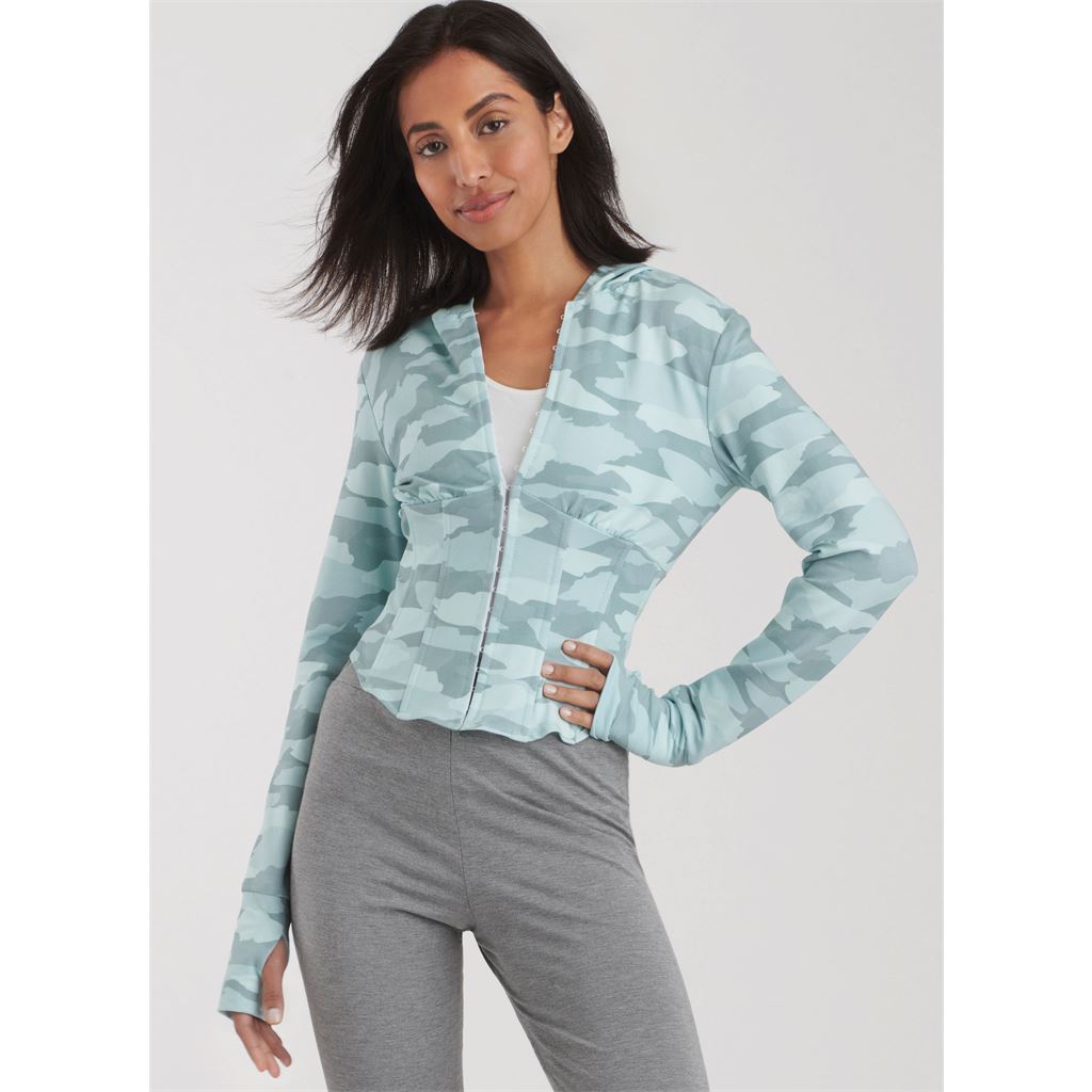 Simplicity Sewing Pattern S9895 Misses and Womens Jacket and Knit Leggings 9895 Image 2 From Patternsandplains.com