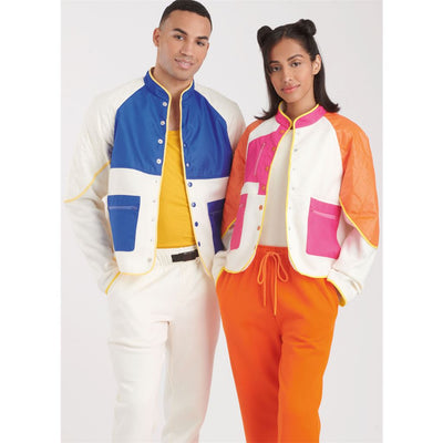 Simplicity Sewing Pattern S9896 Unisex Jacket In Two Lengths 9896 Image 2 From Patternsandplains.com