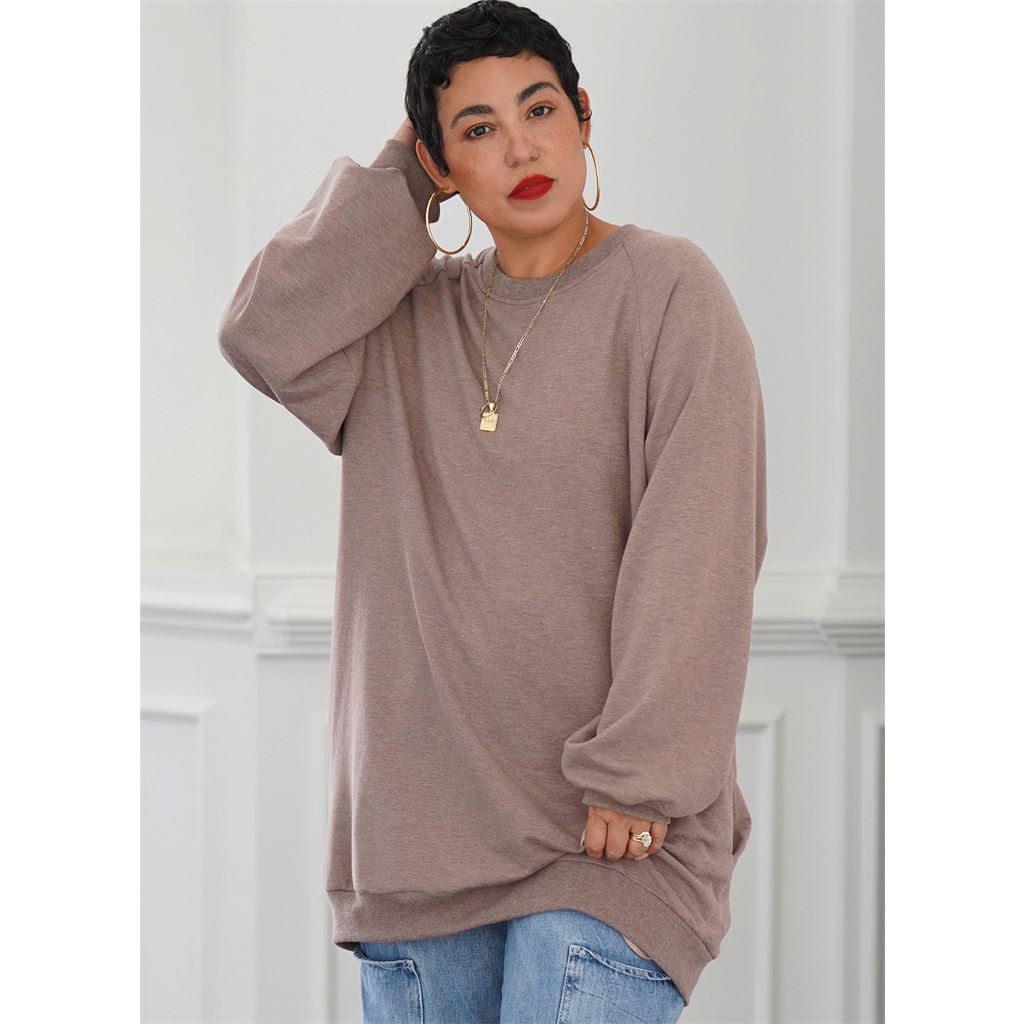 Simplicity Sewing Pattern S9897 Unisex Sweatshirt in Two Lengths By Norris Danta Ford 9897 Image 3 From Patternsandplains.com