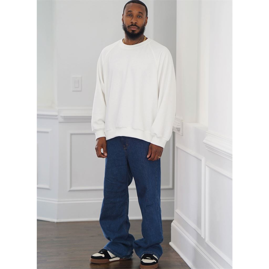 Simplicity Sewing Pattern S9897 Unisex Sweatshirt in Two Lengths By Norris Danta Ford 9897 Image 4 From Patternsandplains.com