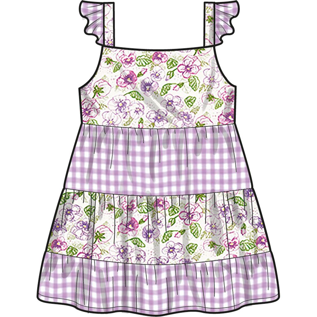 Simplicity Sewing Pattern S9899 Toddlers Jacket and Dresses 9899 Image 5 From Patternsandplains.com