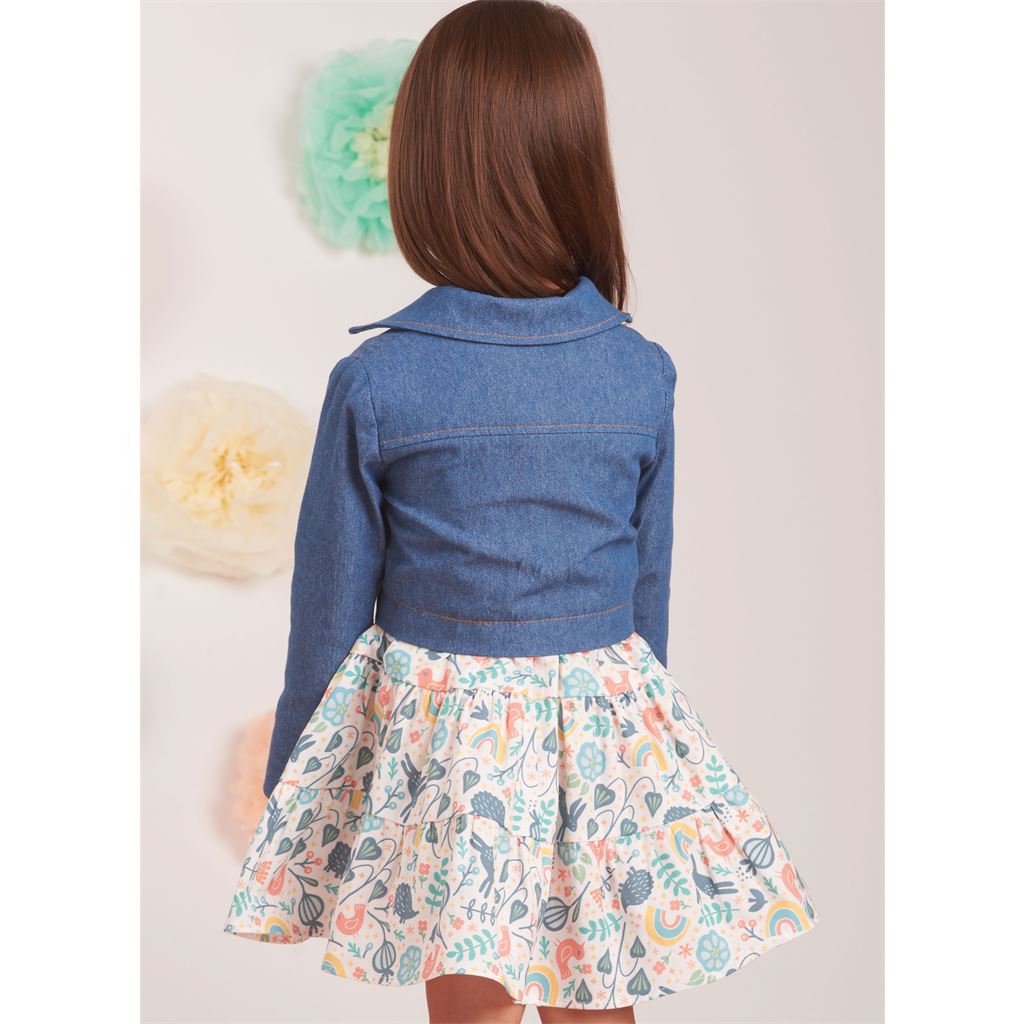 Simplicity Sewing Pattern S9899 Toddlers Jacket and Dresses 9899 Image 7 From Patternsandplains.com