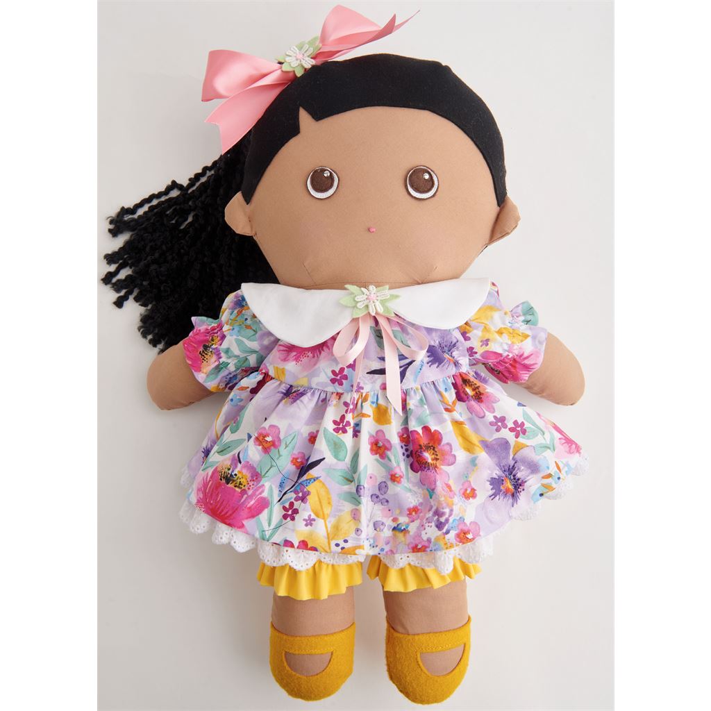 Simplicity Sewing Pattern S9910 Plush dolls with clothes and plush pets By Elaine Heigl Designs 9910 Image 4 From Patternsandplains.com