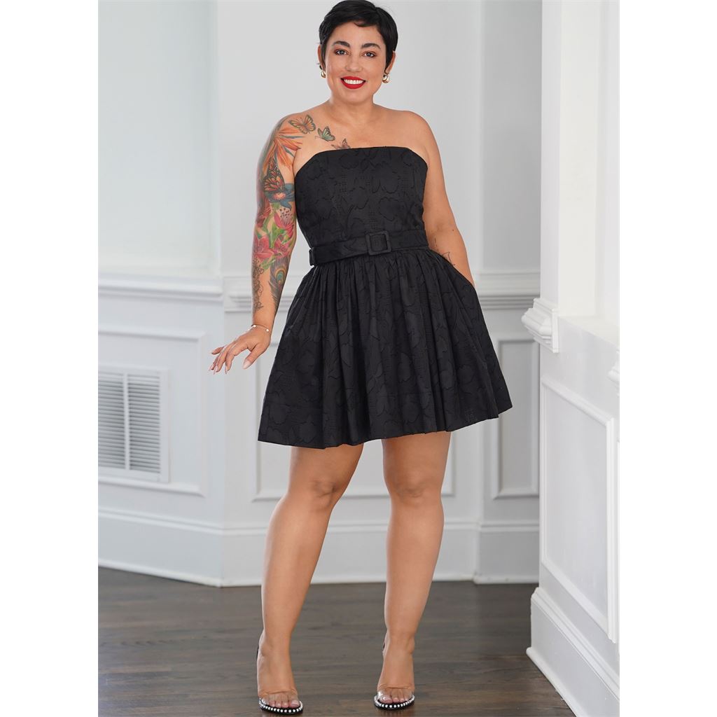 Simplicity Sewing Pattern S9917 Misses Dresses and Belt by Mimi G Style 9917 Image 4 From Patternsandplains.com