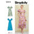 Simplicity Sewing Pattern S9918 Misses Dress with Sleeve and Length Variations 9918 Image 1 From Patternsandplains.com