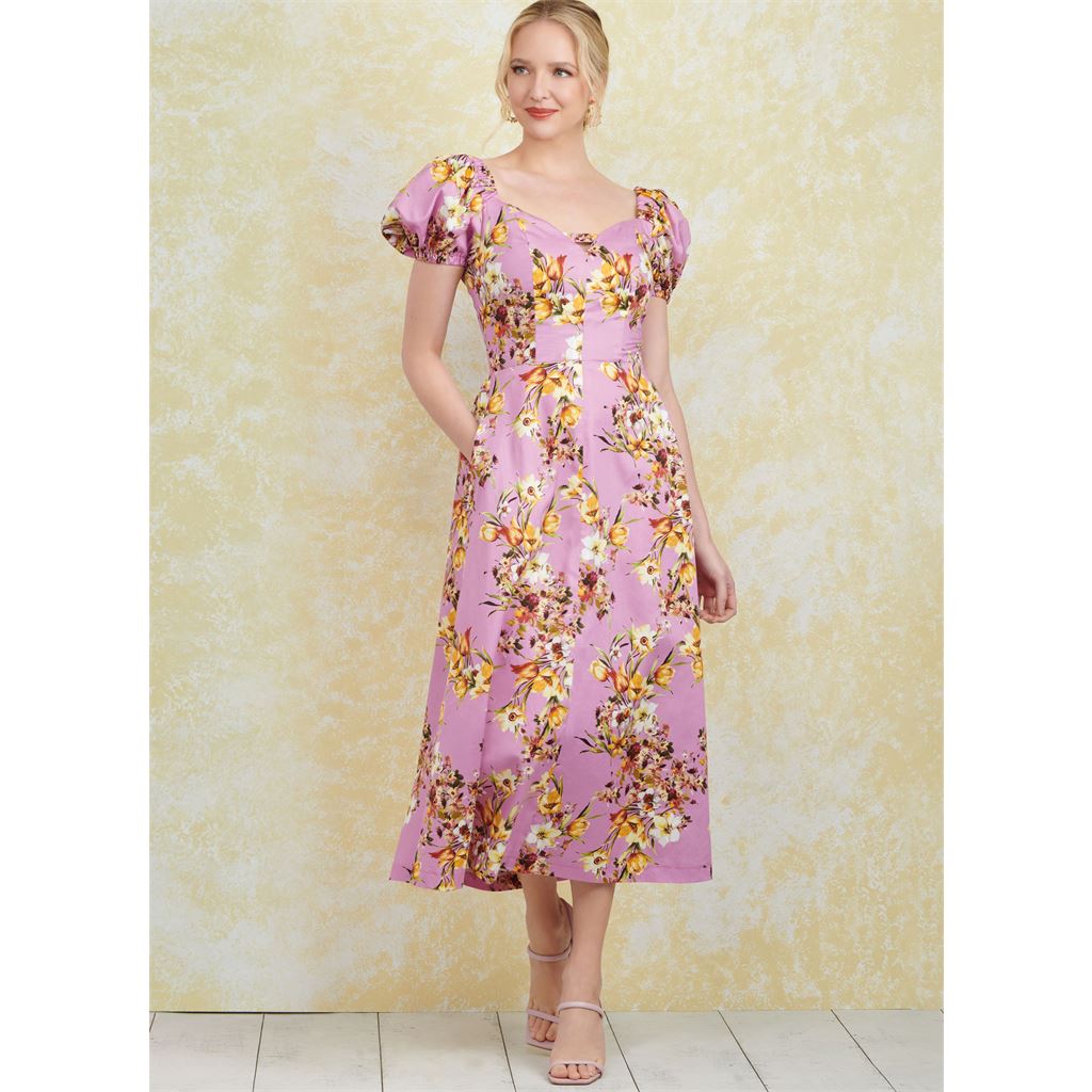 Simplicity Sewing Pattern S9918 Misses Dress with Sleeve and Length Variations 9918 Image 2 From Patternsandplains.com