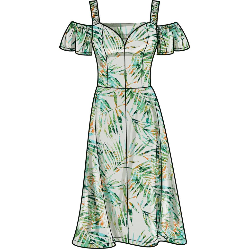 Simplicity Sewing Pattern S9918 Misses Dress with Sleeve and Length Variations 9918 Image 3 From Patternsandplains.com