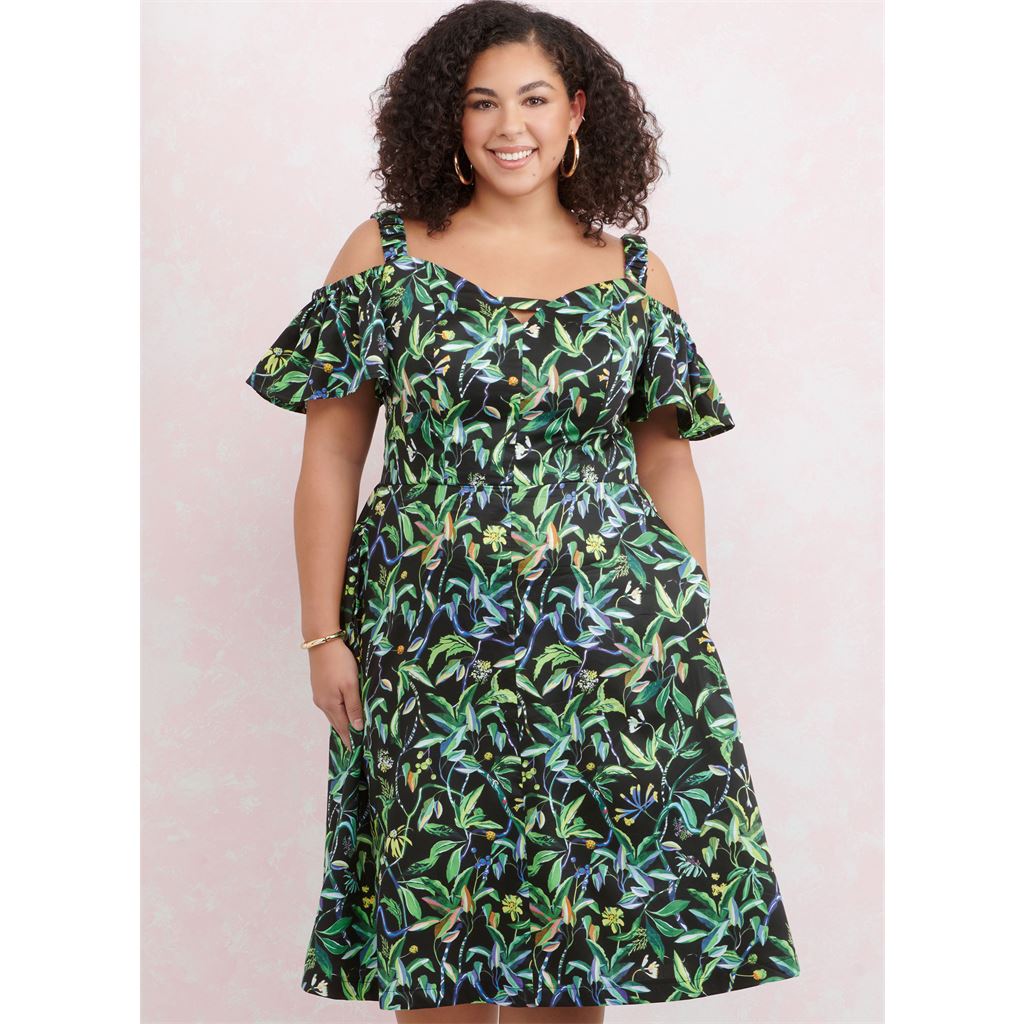 Simplicity Sewing Pattern S9919 Womens Dress with Sleeve and Length Variations 9919 Image 2 From Patternsandplains.com