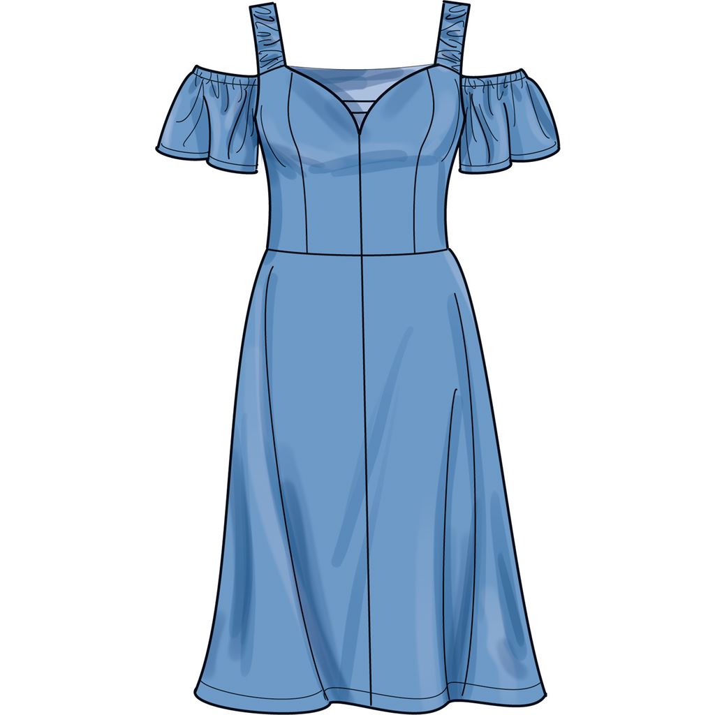 Simplicity Sewing Pattern S9919 Womens Dress with Sleeve and Length Variations 9919 Image 3 From Patternsandplains.com