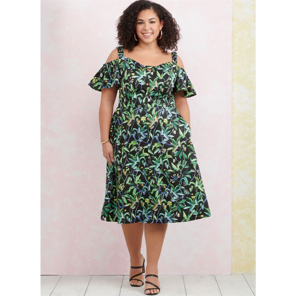 Simplicity Sewing Pattern S9919 Womens Dress with Sleeve and Length Variations 9919 Image 5 From Patternsandplains.com