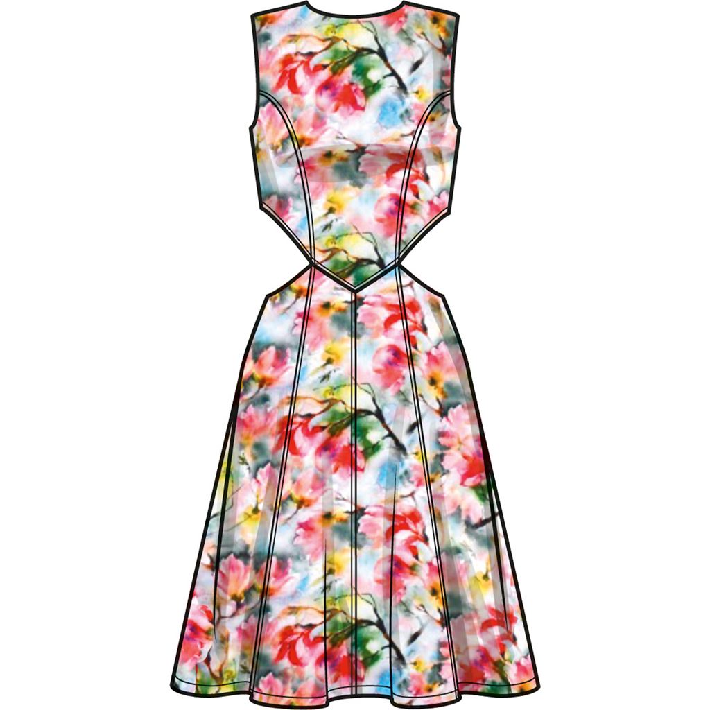 Simplicity Sewing Pattern S9920 Misses Dress with Neckline and Length Variations 9920 Image 3 From Patternsandplains.com