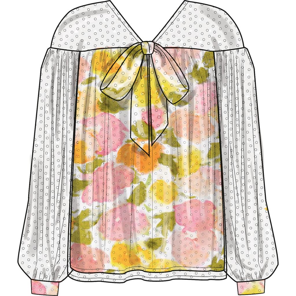 Simplicity Sewing Pattern S9921 Misses Top with Sleeve Variations 9921 Image 3 From Patternsandplains.com