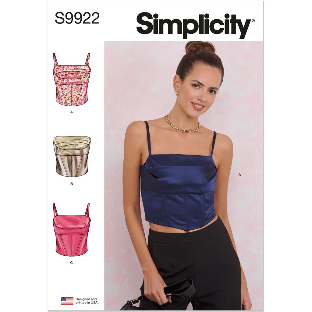 Simplicity Sewing Pattern S9922 Misses Corsets 9922 Image 1 From Patternsandplains.com