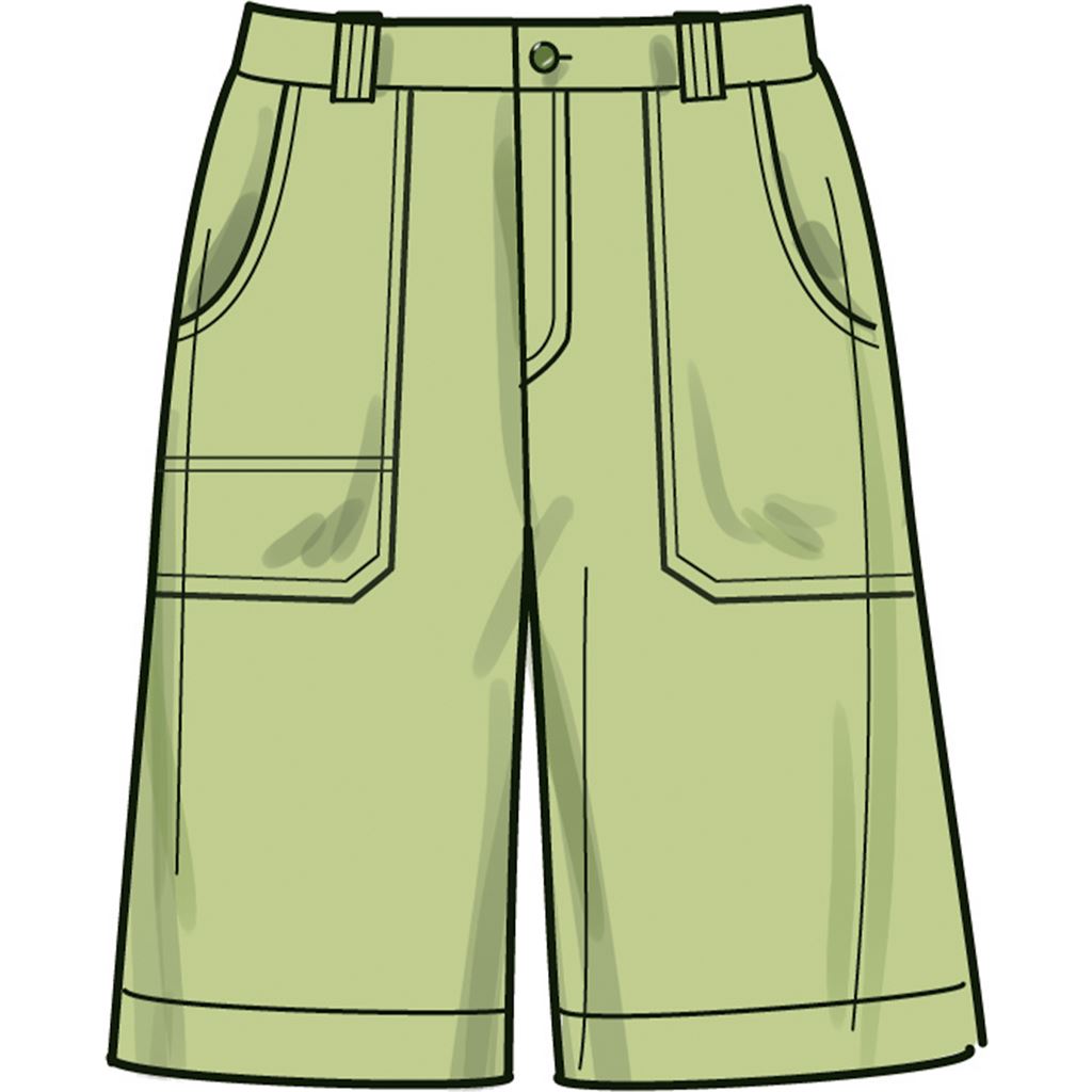 Simplicity Sewing Pattern S9923 Misses Pants in Two Lengths and Shorts 9923 Image 4 From Patternsandplains.com