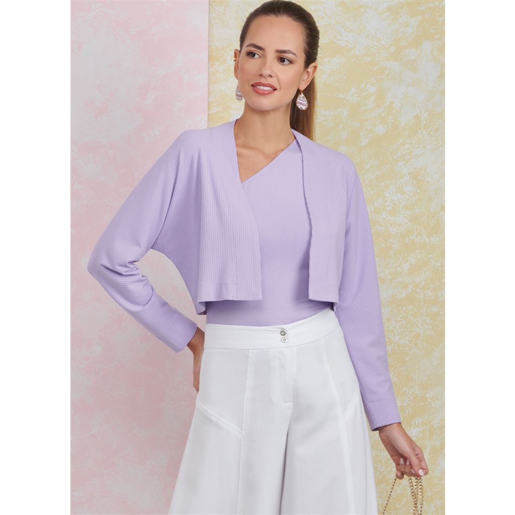 Simplicity Sewing Pattern S9925 Misses Pants Knit Shrug and Top 9925 Image 2 From Patternsandplains.com