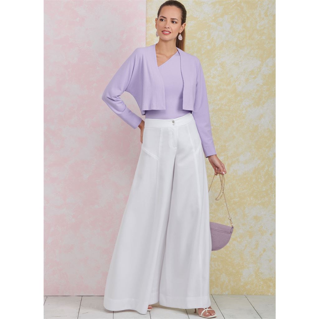 Simplicity Sewing Pattern S9925 Misses Pants Knit Shrug and Top 9925 Image 7 From Patternsandplains.com